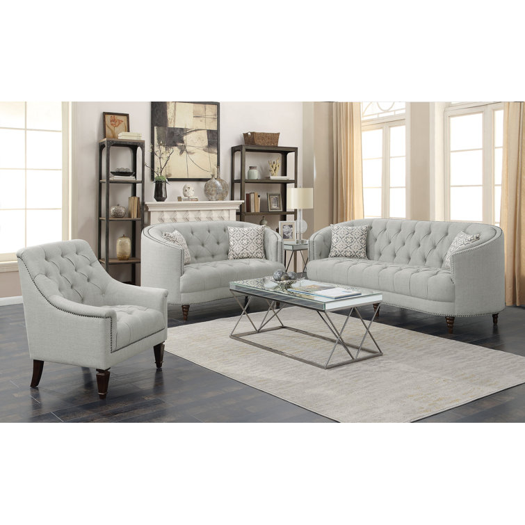 Avellino Avonlea 3 Piece Living Room Set Wayfair Canada